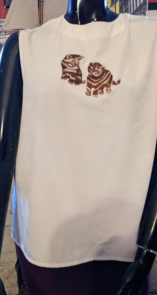 Bon Worth vintage kitty top